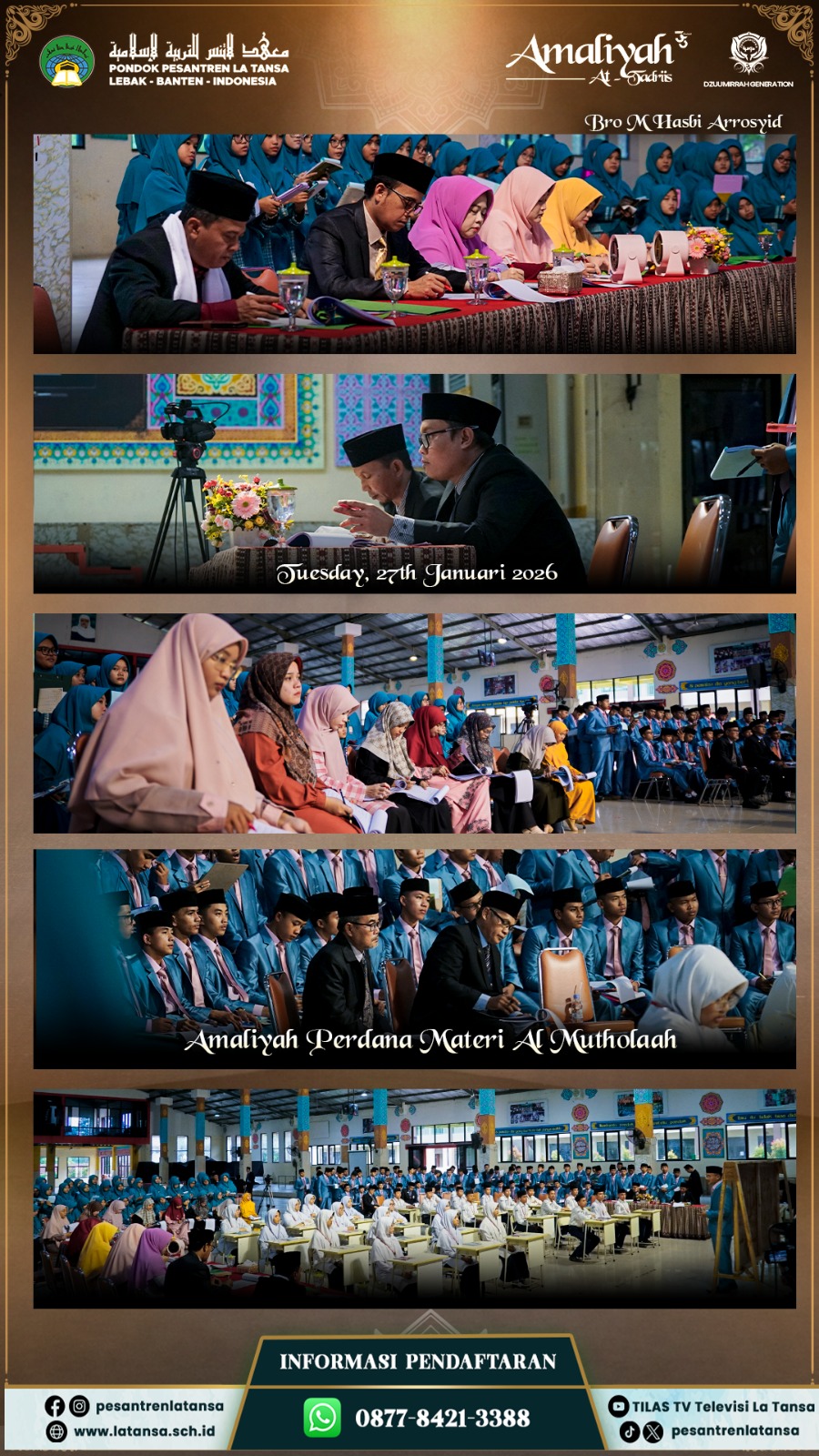 Amaliyah Perdana Al-Muthola’ah: Ujian Mental dan Metodologi Calon Kader Pendidik